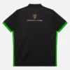 Automobili Lamborghini Squadra Corse Kid’s Black Polo Shirt Automobili Lamborghini Squadra Corse Kid’s Black Polo Shirt