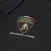 Automobili Lamborghini Squadra Corse Kid’s Black Polo Shirt Automobili Lamborghini Squadra Corse Kid’s Black Polo Shirt