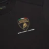 Automobili Lamborghini Squadra Corse Kid’s Black Tricolor Sports T-Shirt Automobili Lamborghini Squadra Corse Kid’s Black Tricolor Sports T-Shirt