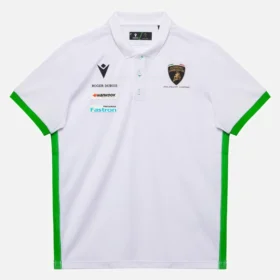 Automobili Lamborghini Squadra Corse Kid’s White Polo Shirt