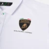 Automobili Lamborghini Squadra Corse Kid’s White Polo Shirt Automobili Lamborghini Squadra Corse Kid’s White Polo Shirt
