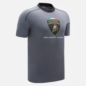 Automobili Lamborghini Squadra Corse Men’s Grey Sports T-Shirt
