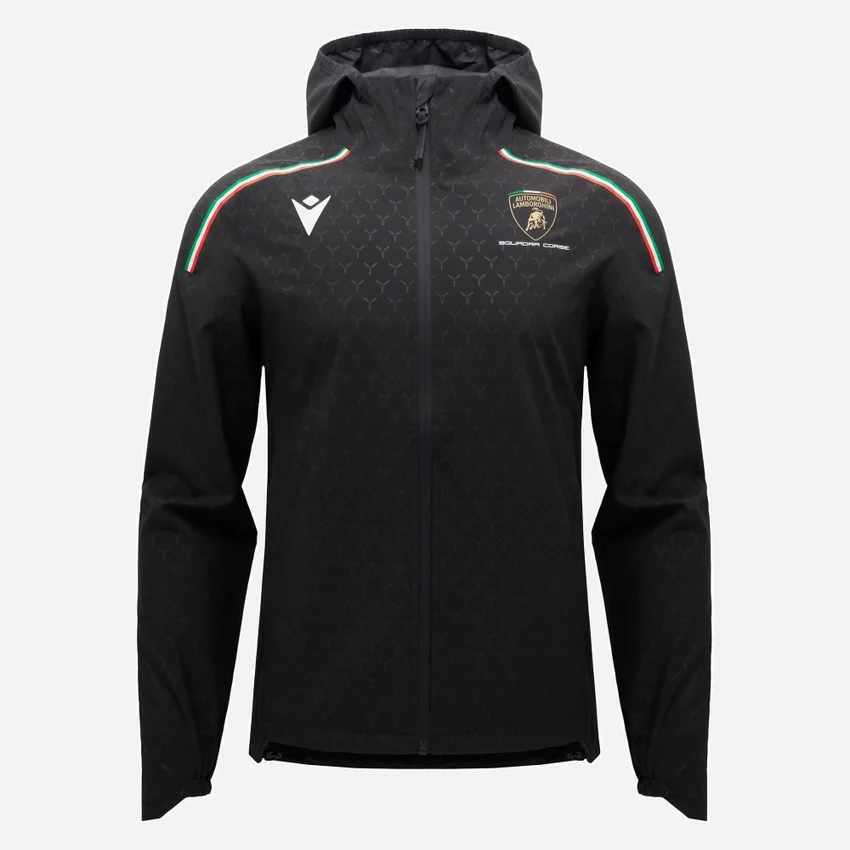Automobili Lamborghini Squadra Corse Men’s Rainjacket Jacket Automobili Lamborghini Squadra Corse Men’s Rainjacket Jacket