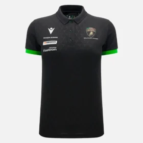 Automobili Lamborghini Squadra Corse Women’s Black Polo Shirt
