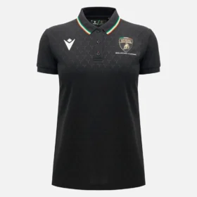 Automobili Lamborghini Squadra Corse Women’s Black Polo Shirt