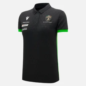 Automobili Lamborghini Squadra Corse Women’s Black Polo Shirt