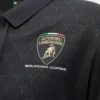 Automobili Lamborghini Squadra Corse Women’s Black Polo Shirt Automobili Lamborghini Squadra Corse Women’s Black Polo Shirt