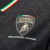 Automobili Lamborghini Squadra Corse Women’s Black Polo Shirt Automobili Lamborghini Squadra Corse Women’s Black Polo Shirt
