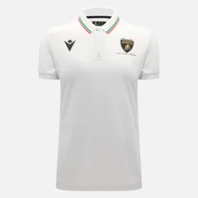 Automobili Lamborghini Squadra Corse Women’s White Polo Shirt