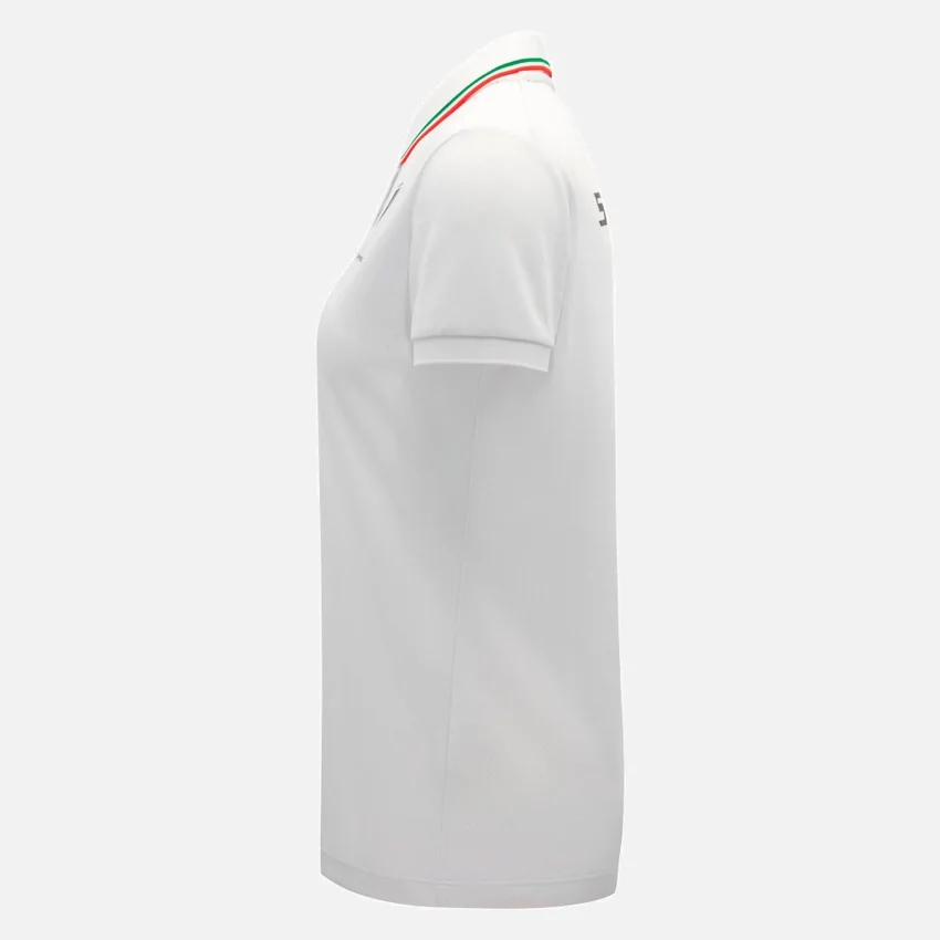 Automobili Lamborghini Squadra Corse Women’s White Polo Shirt Automobili Lamborghini Squadra Corse Women’s White Polo Shirt