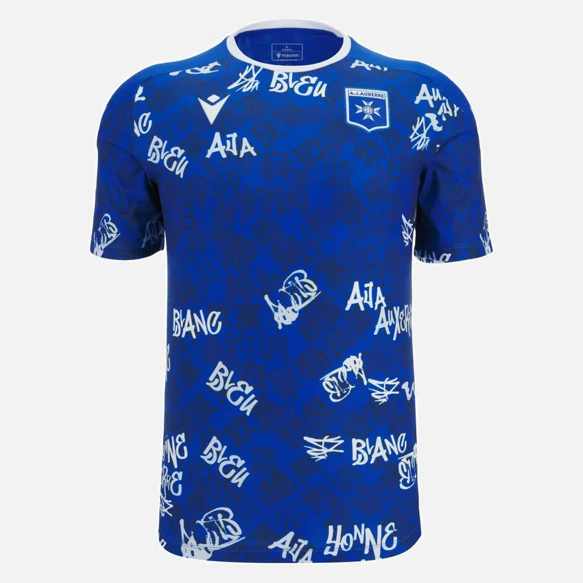 Auxerre 2025/26 Adults’ Warm Up Shirt Auxerre 2025/26 Adults’ Warm Up Shirt