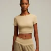 Emily Lycra cropped top