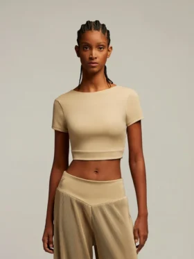 Emily Lycra cropped top Emily Lycra cropped top