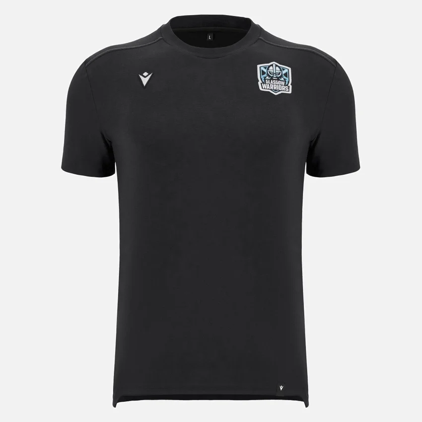 Glasgow Warriors 2025/26 Black Cotton Tee Glasgow Warriors 2025/26 Black Cotton Tee