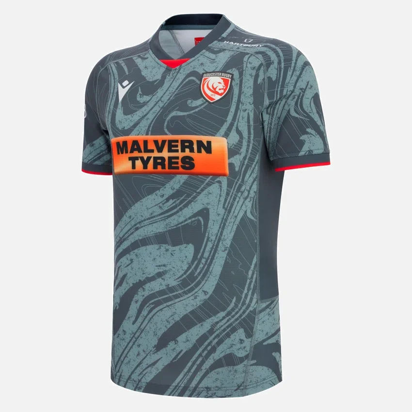 Gloucester Rugby 2025/26 Euro Match Shirt Gloucester Rugby 2025/26 Euro Match Shirt