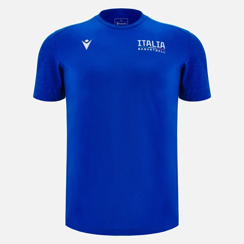 Italbasket 2025/26 adults’ player’s travel cotton t-shirt Italbasket 2025/26 adults’ player’s travel cotton t-shirt