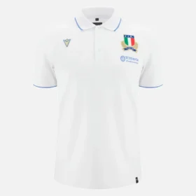 Italia Rugby 2025/26 Athleisure Adults’ Cotton Polo Shirt