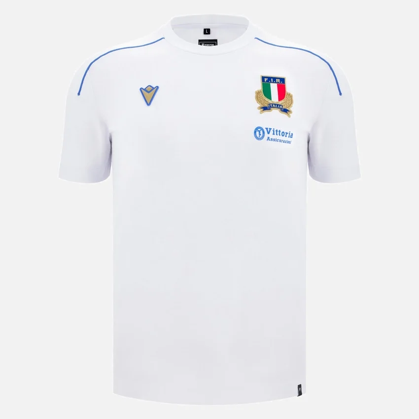 Italia Rugby 2025/26 Athleisure Adults’ Cotton T-Shirt Italia Rugby 2025/26 Athleisure Adults’ Cotton T-Shirt