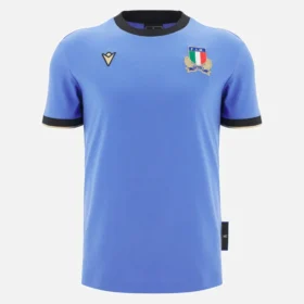 Italia Rugby 2025/26 Ribbed Cotton T-Shirt Fan Line