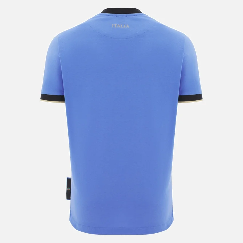 Italia Rugby 2025/26 Ribbed Cotton T-Shirt Fan Line Italia Rugby 2025/26 Ribbed Cotton T-Shirt Fan Line