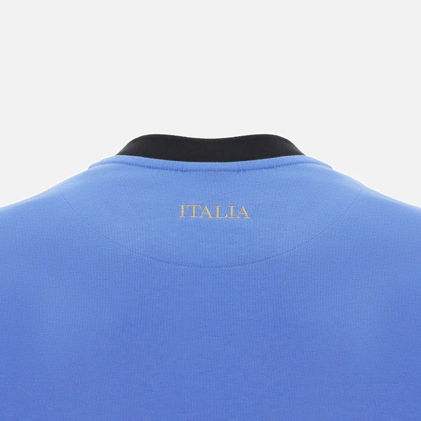 Italia Rugby 2025/26 Ribbed Cotton T-Shirt Fan Line Italia Rugby 2025/26 Ribbed Cotton T-Shirt Fan Line