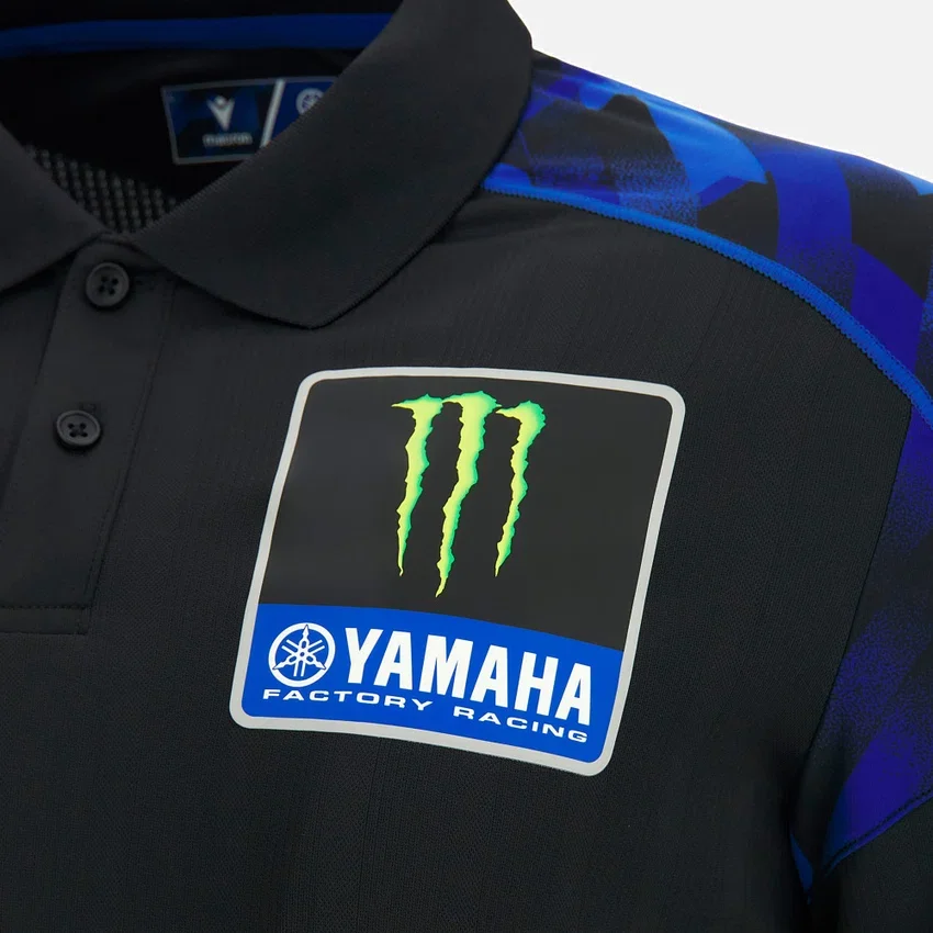 Monster Energy Yamaha MotoGP 2026 Man Fan Gear Polo Shirt Monster Energy Yamaha MotoGP 2026 Man Fan Gear Polo Shirt