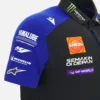 Monster Energy Yamaha MotoGP 2026 Man Team Replica Polo Shirt Monster Energy Yamaha MotoGP 2026 Man Team Replica Polo Shirt