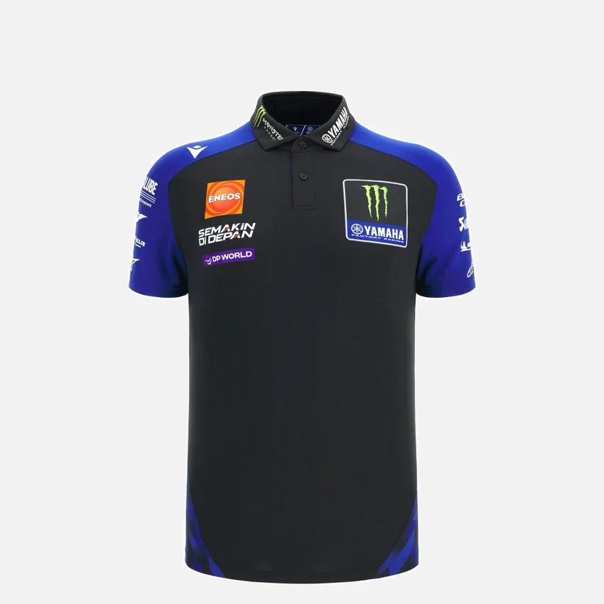 Monster Energy Yamaha MotoGP 2026 Team Replica Polo Shirt – Smaller Sizes Monster Energy Yamaha MotoGP 2026 Team Replica Polo Shirt – Smaller Sizes