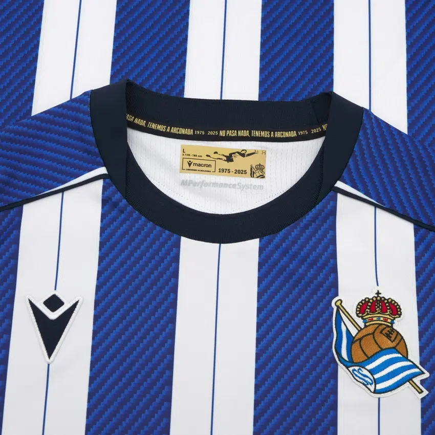 Real Sociedad 2025/26 Adults’ Home Match Jersey Real Sociedad 2025/26 Adults’ Home Match Jersey