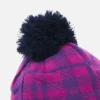 Scottish Rugby 2025/26 Navy And Purple Pom Pom Beanie Scottish Rugby 2025/26 Navy And Purple Pom Pom Beanie