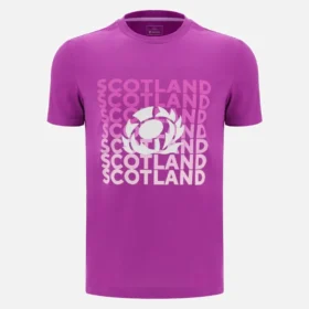 Scottish Rugby 2025/26 Purple Leisure Tee Scottish Rugby 2025/26 Purple Leisure Tee