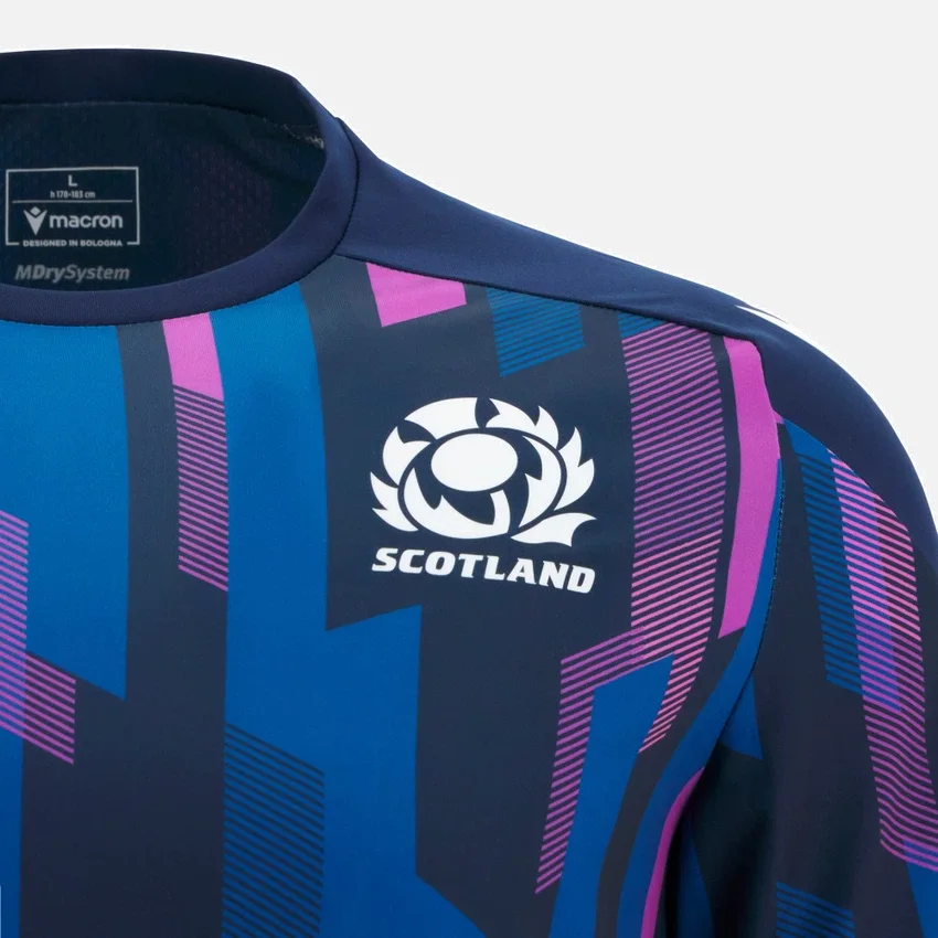 Scottish Rugby 2025/26 Warm Up Gym Tee Scottish Rugby 2025/26 Warm Up Gym Tee