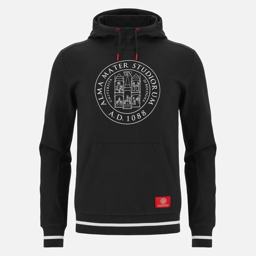 Unibo Collection Black Brushed Hoodie Senior Unibo Collection Black Brushed Hoodie Senior