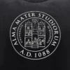 Unibo Collection Black Unbrushed Crewneck Sweatshirt Senior Unibo Collection Black Unbrushed Crewneck Sweatshirt Senior