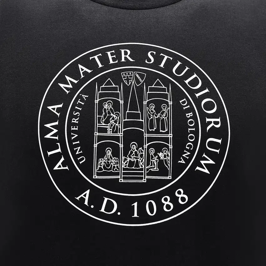 Unibo Collection Black Unbrushed Crewneck Sweatshirt Senior Unibo Collection Black Unbrushed Crewneck Sweatshirt Senior