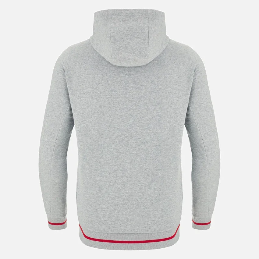 Unibo Collection Grey Melange Brushed Hoodie Senior Unibo Collection Grey Melange Brushed Hoodie Senior