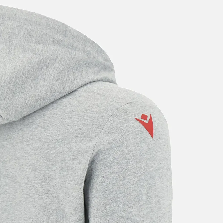 Unibo Collection Grey Melange Brushed Hoodie Senior Unibo Collection Grey Melange Brushed Hoodie Senior