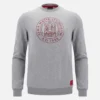 Unibo Collection Grey Melange Unbrushed Crewneck Sweatshirt Senior Unibo Collection Grey Melange Unbrushed Crewneck Sweatshirt Senior