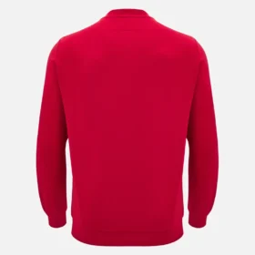 Unibo Collection Red Unbrushed Crewneck Sweatshirt Senior