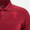 Welsh Rugby 2025/26 Deep Red Travel Polo