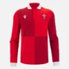 Welsh Rugby 2025/26 Home Long Sleeve Cotton Shirt Welsh Rugby 2025/26 Home Long Sleeve Cotton Shirt