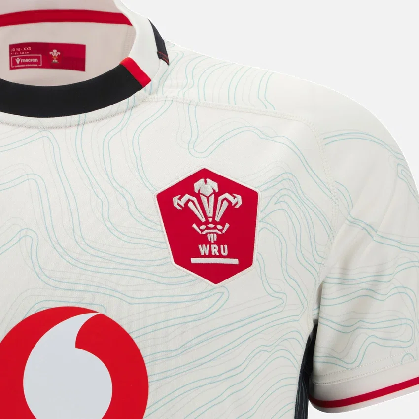 Welsh Rugby 2025/26 Junior Away Replica Shirt Welsh Rugby 2025/26 Junior Away Replica Shirt
