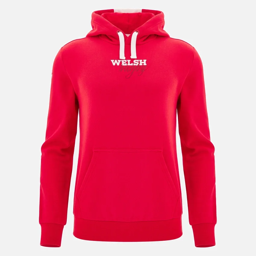 Welsh Rugby 2025/26 Red Fan Hoody Welsh Rugby 2025/26 Red Fan Hoody