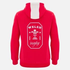 Welsh Rugby 2025/26 Red Fan Hoody