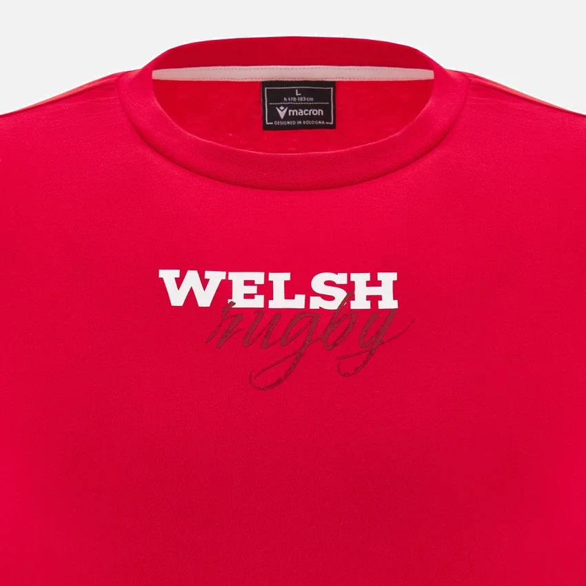 Welsh Rugby 2025/26 Red Fan Tee Welsh Rugby 2025/26 Red Fan Tee