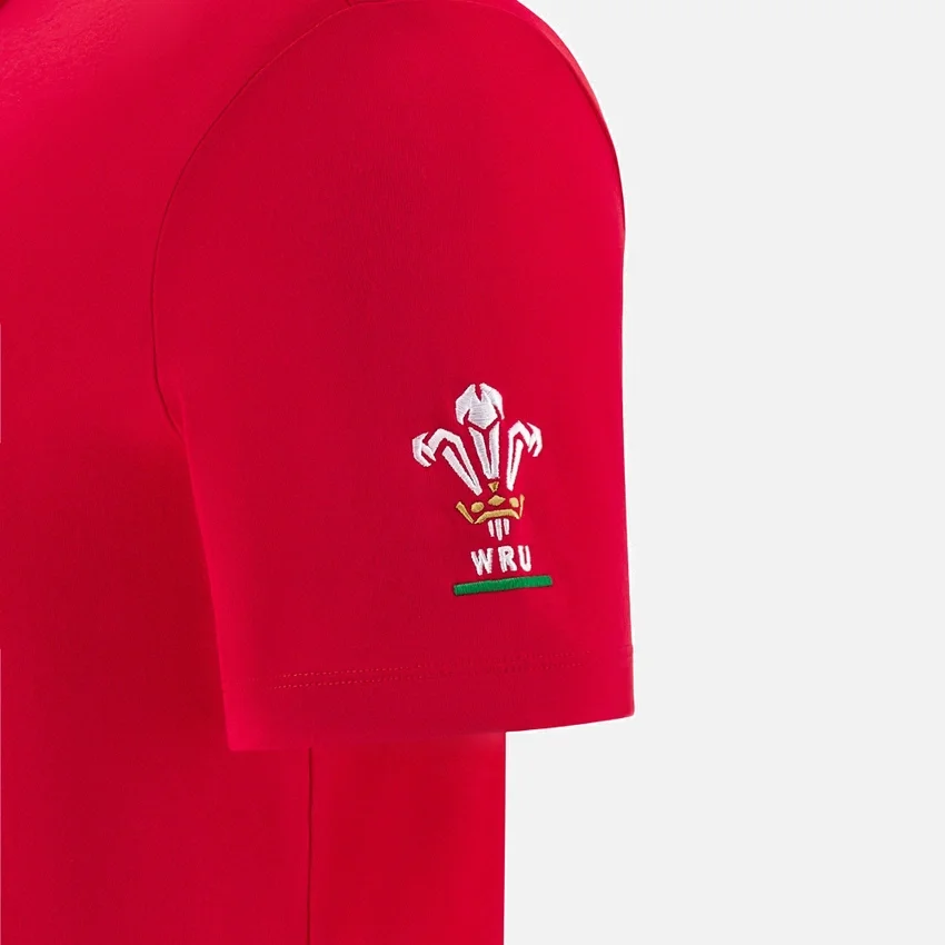 Welsh Rugby 2025/26 Red Fan Tee Welsh Rugby 2025/26 Red Fan Tee