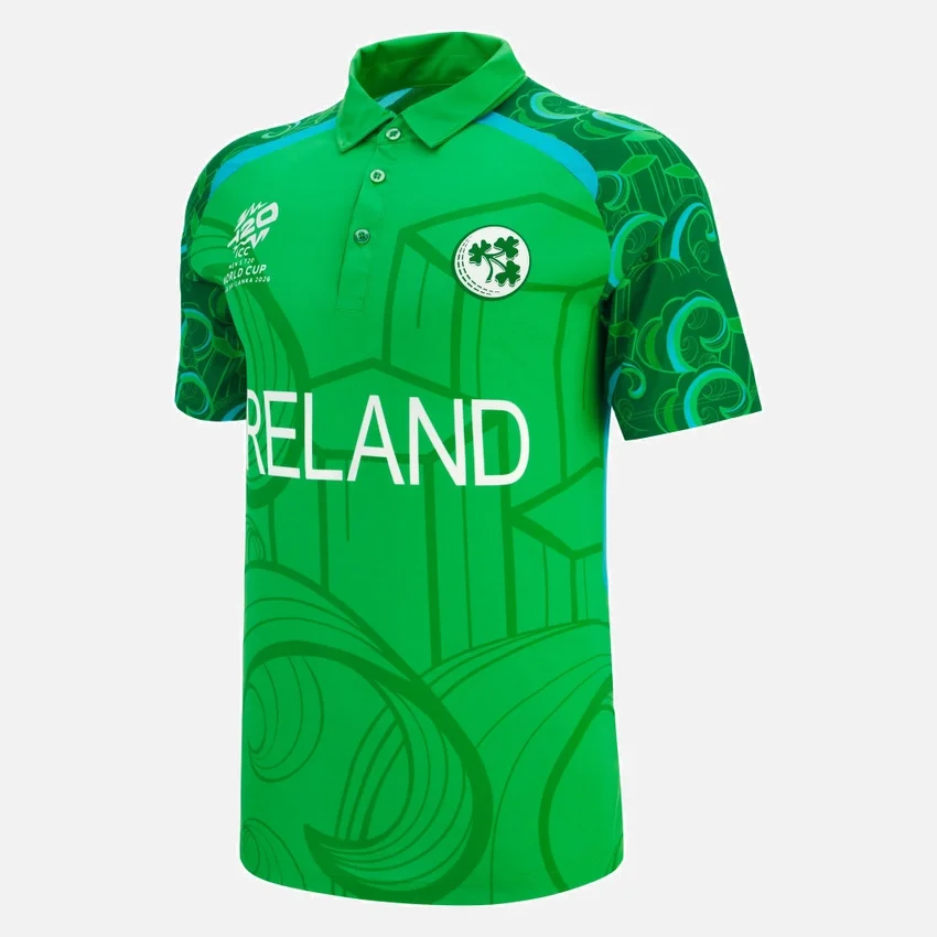 World Cup 2026 Ireland Cricket Team T-20 Match Shirt World Cup 2026 Ireland Cricket Team T-20 Match Shirt