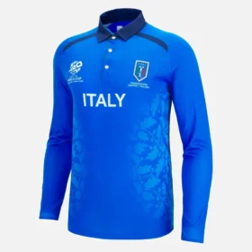World Cup 2026 Italian Cricket Federation Long-Sleeve Match Shirt