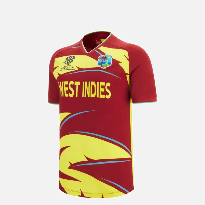 World Cup 2026 West Indies Cricket T-20 Junior Match Shirt World Cup 2026 West Indies Cricket T-20 Junior Match Shirt