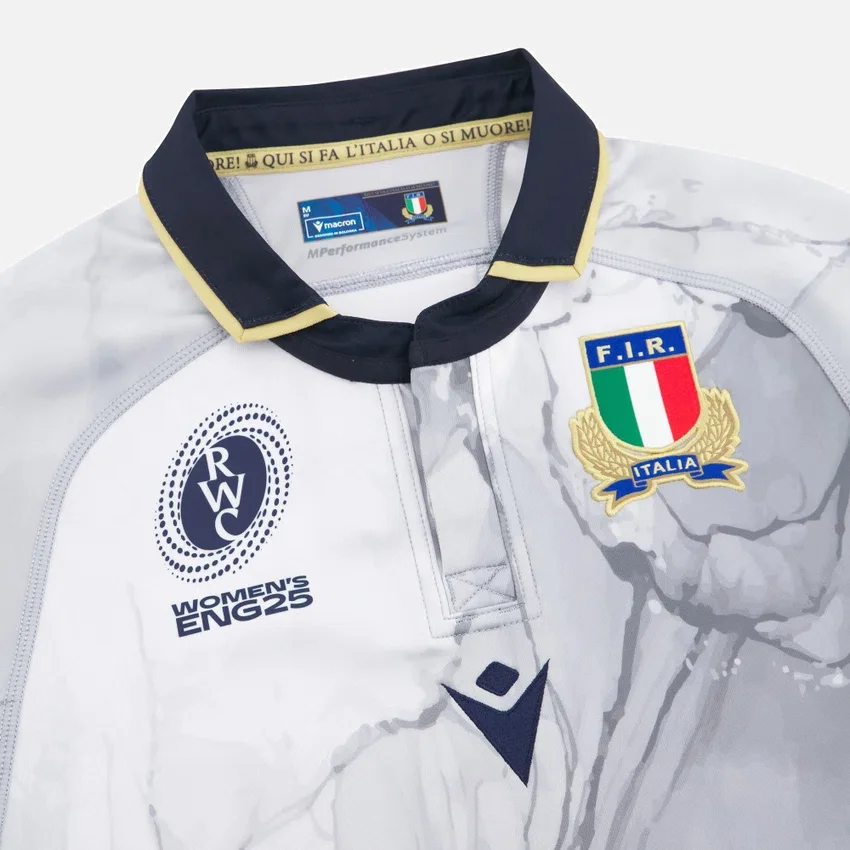 WRWC 2025 Italia Rugby Away Womens Slim Shirt WRWC 2025 Italia Rugby Away Womens Slim Shirt